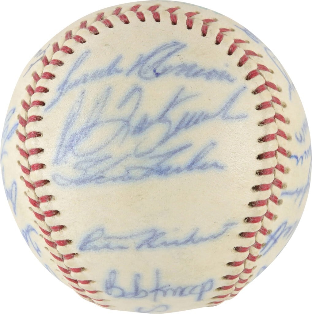 1966 All Star Game American League Signed Baseball Elston Howard and 25 Others (1 of 6)