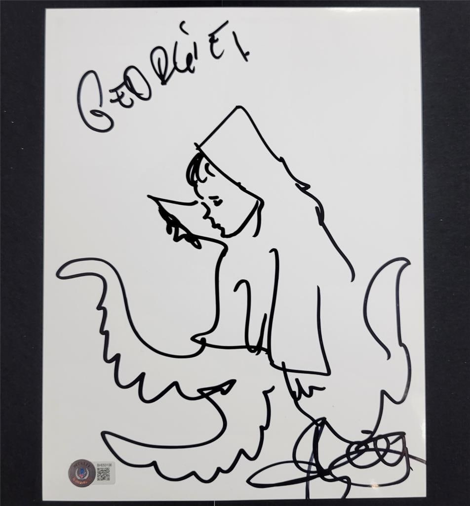 Andy Muschietti Signed Photograph IT Georgie Sketch 8.5x11 Beckett Authenticated (1 of 3)