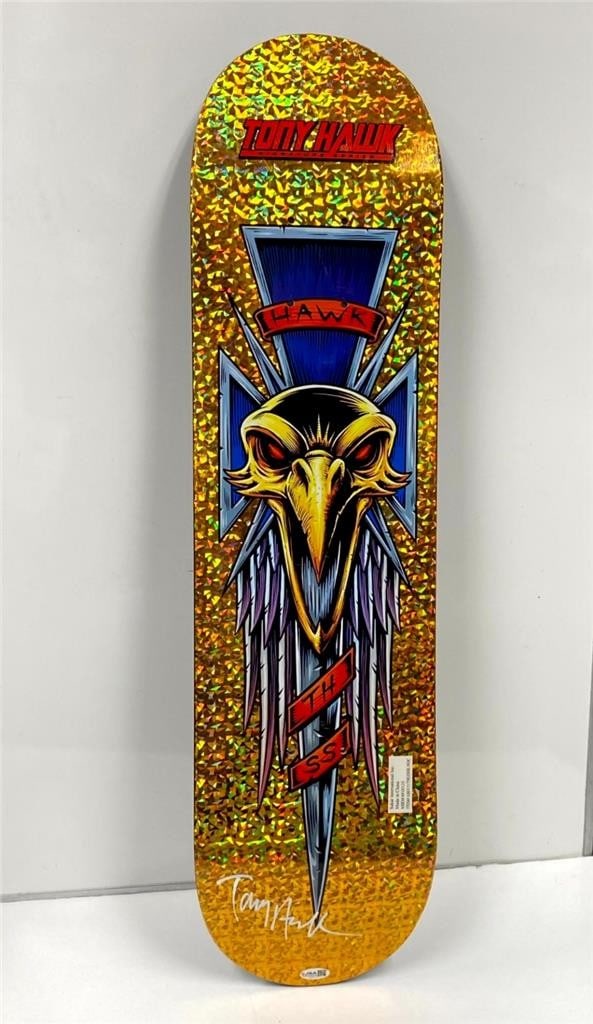 Autographed Tony Hawk Signature Series Skateboard Deck with JSA Authentication (1 of 5)