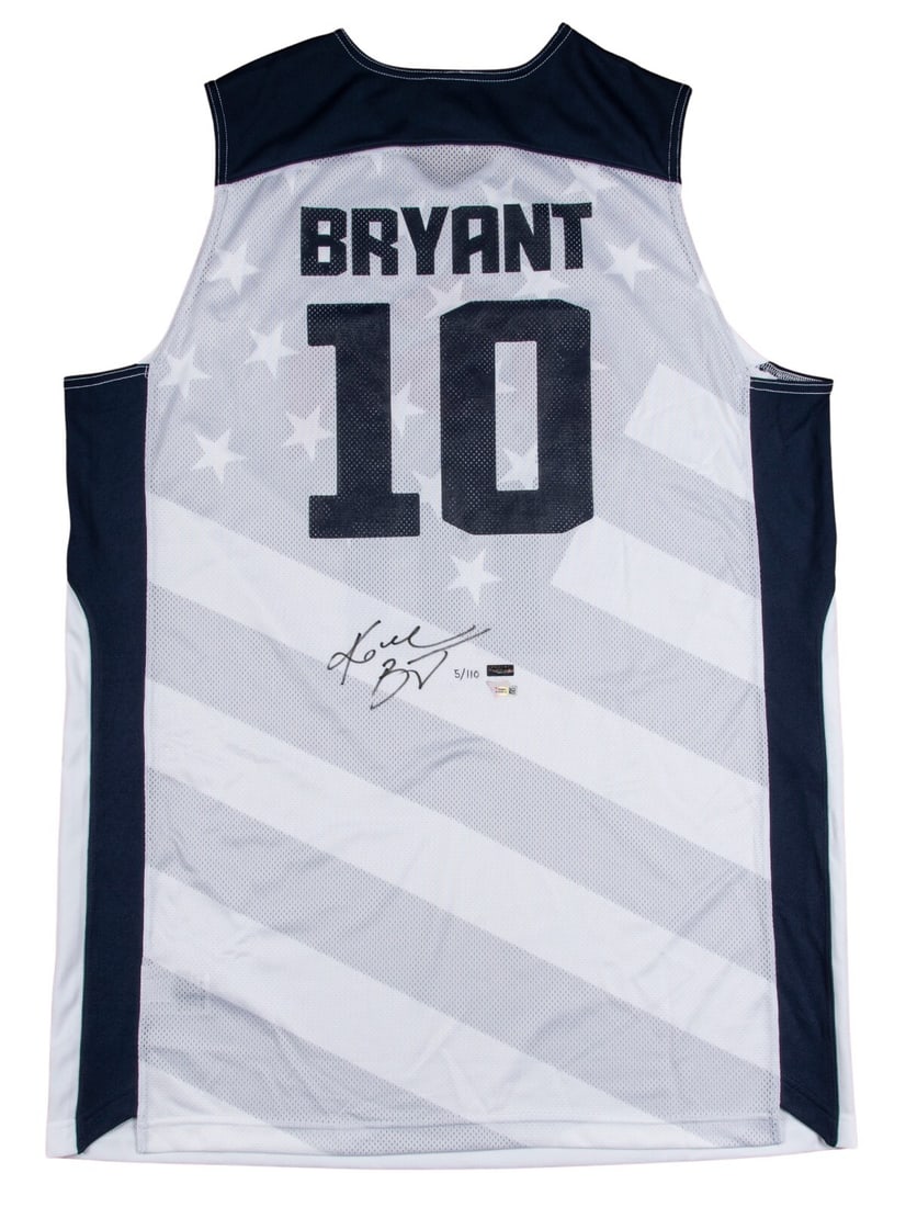 Kobe Bryant Signed USA Nike Olympics Jersey Limited Edition #5/110 with Panini COA (1 of 7)