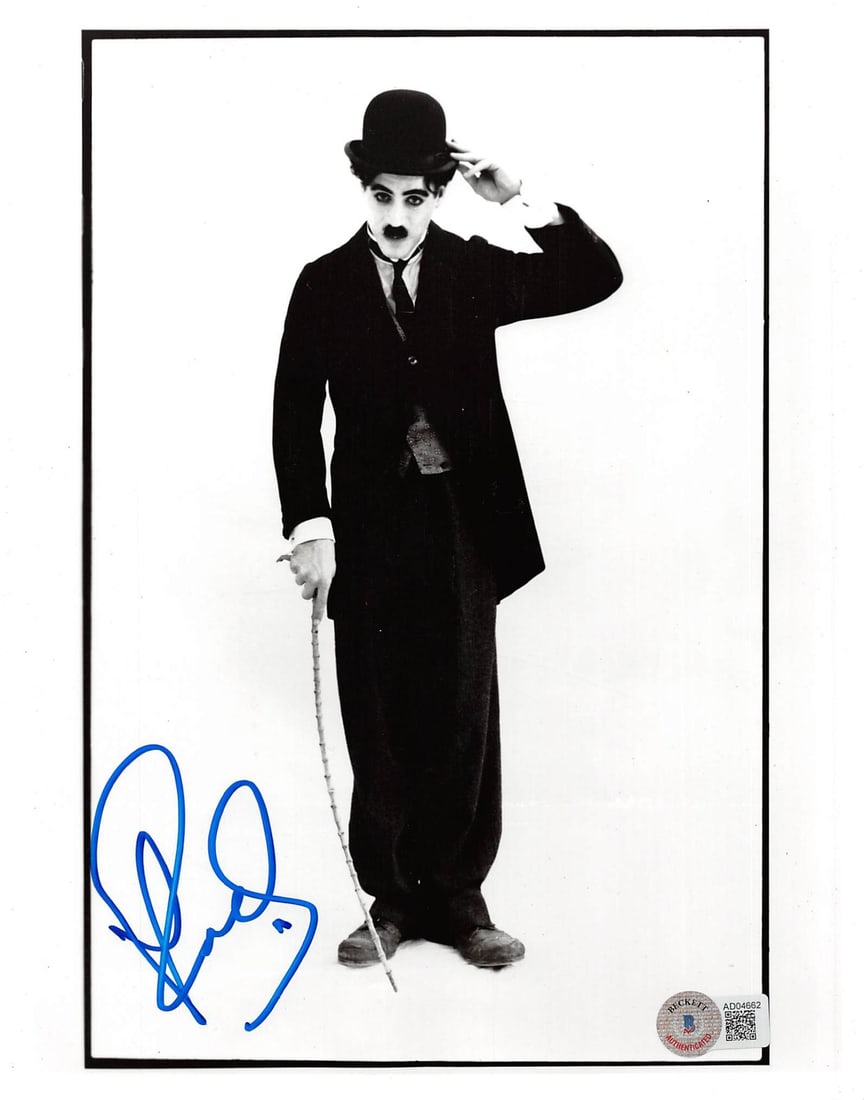 Signed Robert Downey Jr. 8x10 Chaplin Photo with Beckett COA (1 of 2)