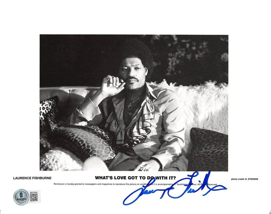 Laurence Fishburne Signed 8x10 Photograph Beckett Authenticated What's Love Got to Do with It (1 of 3)