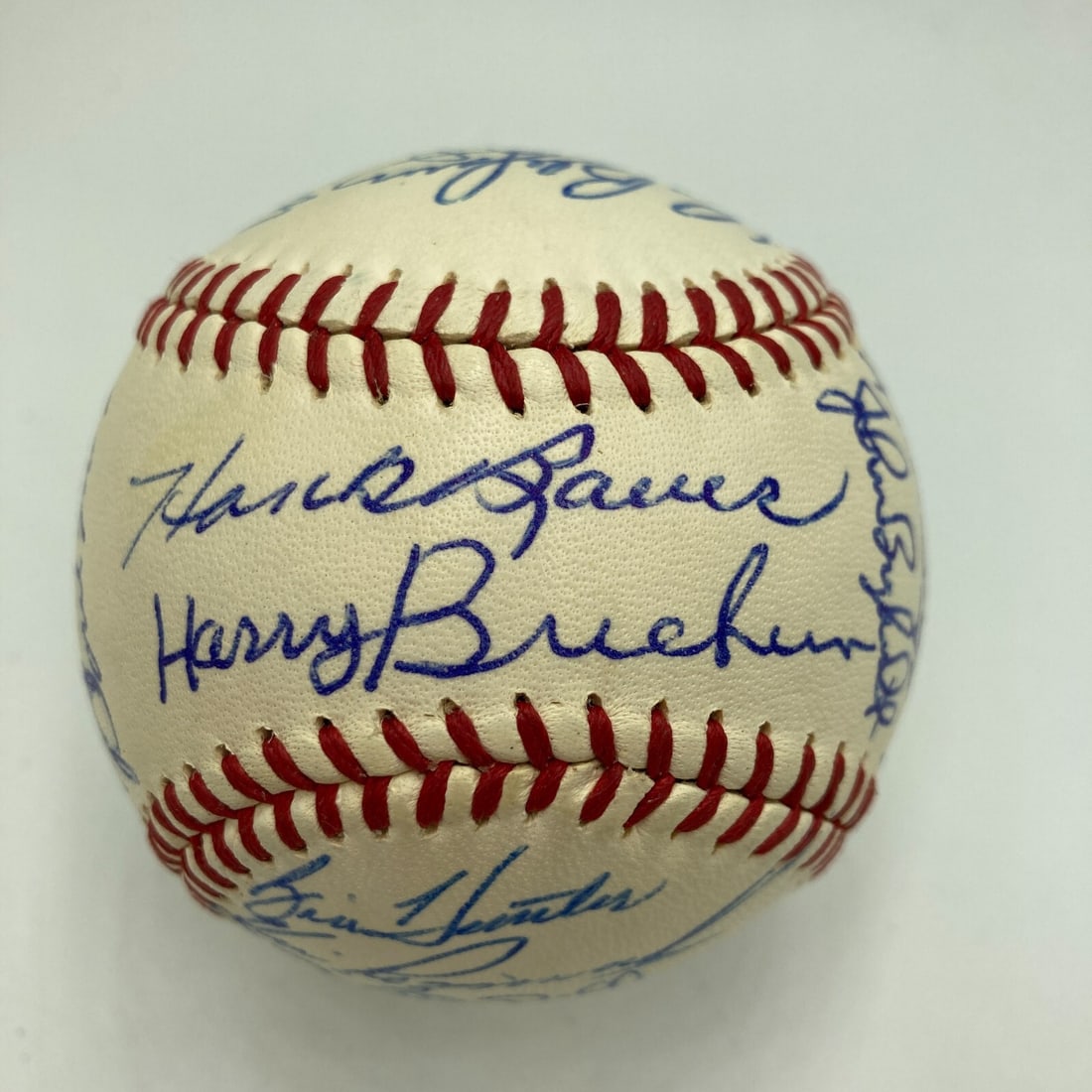 1966-67 Baltimore Orioles Team Signed Baseball with JSA COA (1 of 11)