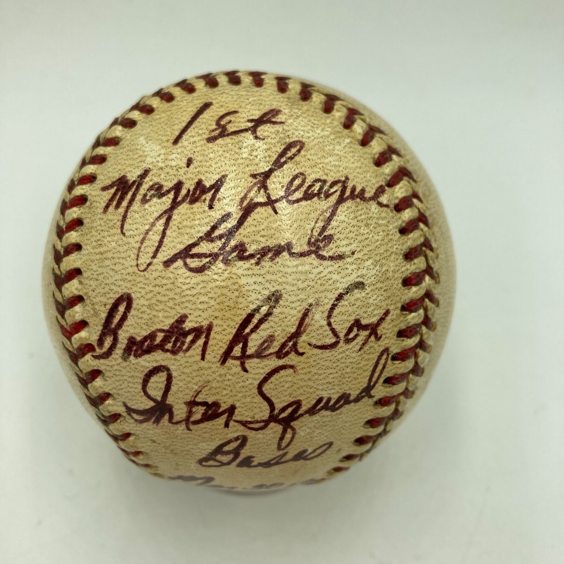 Dale Ford Signed Game Used Baseball First MLB Game JSA COA (1 of 10)
