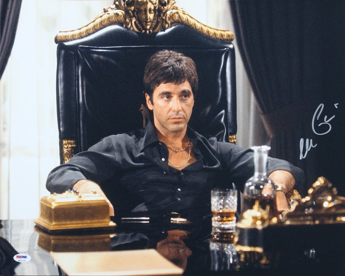 Signed 16x20 Scarface Photograph Al Pacino PSA DNA In Person Authenticated (1 of 3)