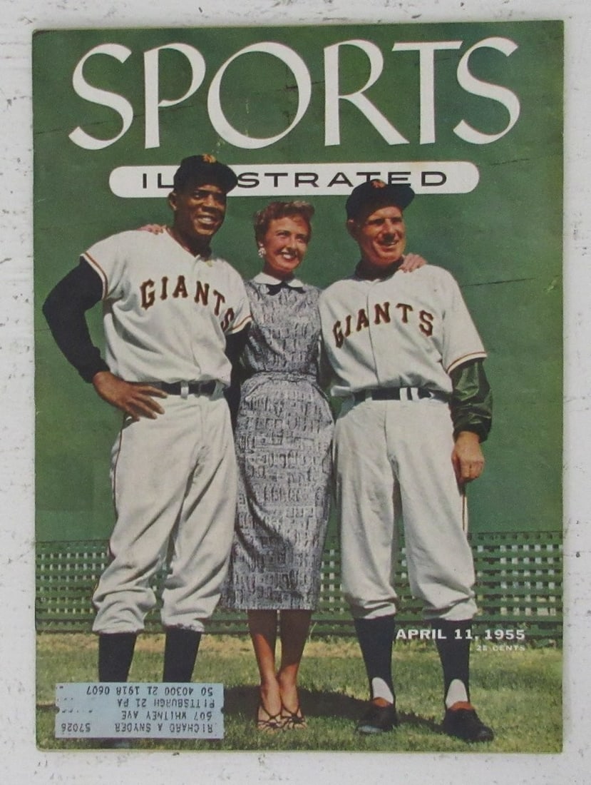 Set of 49 1955 Sports Illustrated Magazines With First Willie Mays Cover (1 of 7)