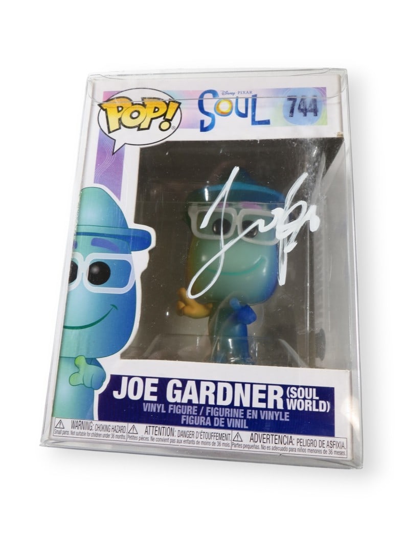 Joe Gardner Soul Funko POP Figure Signed by Jamie Foxx Beckett Authenticated (1 of 3)