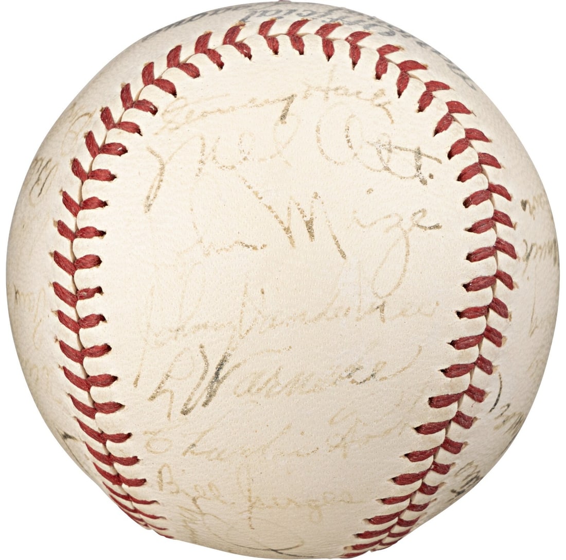 1939 National League All-Star Team Signed Baseball 24 Autographs PSA DNA JSA BAS COA (1 of 12)
