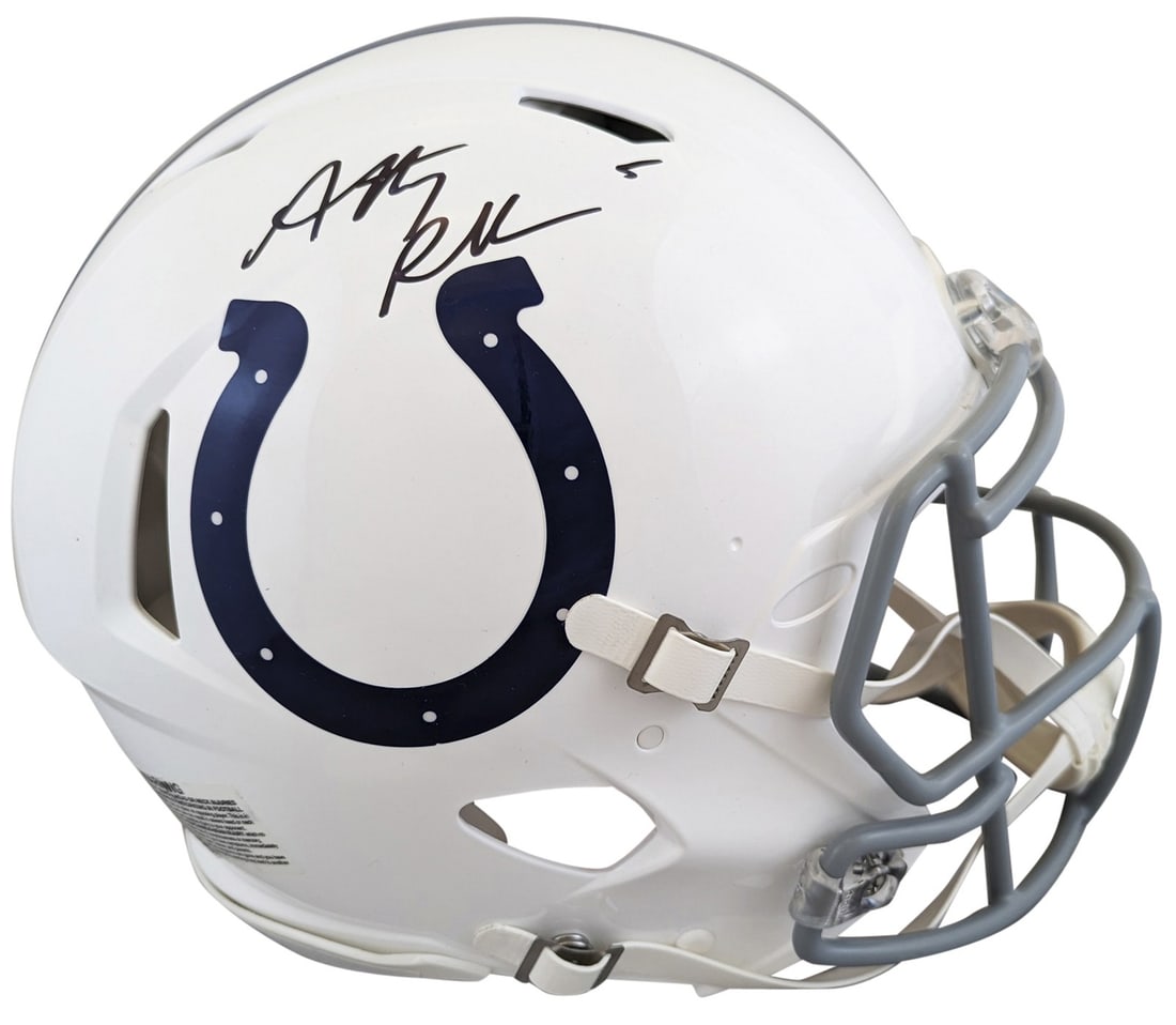 Indianapolis Colts Anthony Richardson Signed Full Size Helmet Authentic Fanatics (1 of 3)