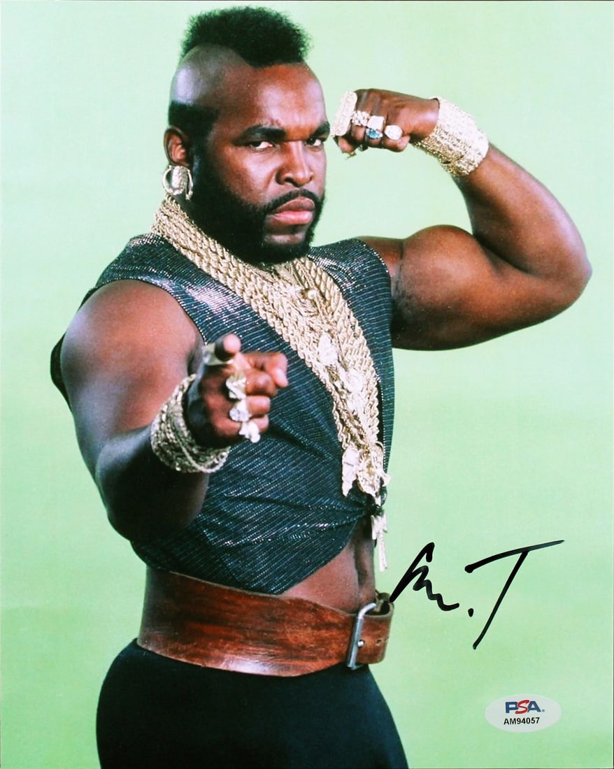 Mr. T Signed 8x10 Photo The A-Team PSA/DNA Certified Authentic (1 of 3)