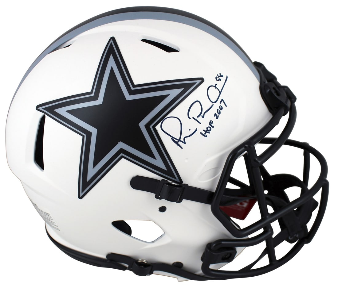Michael Irvin Signed Dallas Cowboys Lunar Proline Helmet With BAS Witness Hologram (1 of 7)