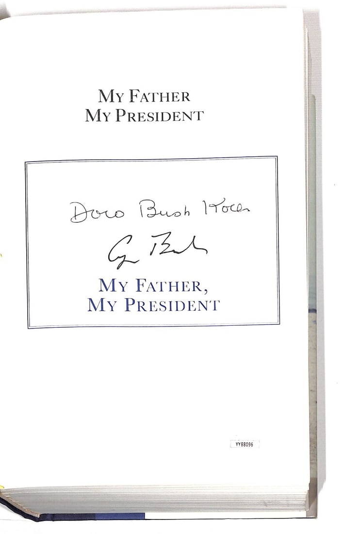 George H.W. Bush Signed My Father My President Book JSA Authenticated (1 of 3)