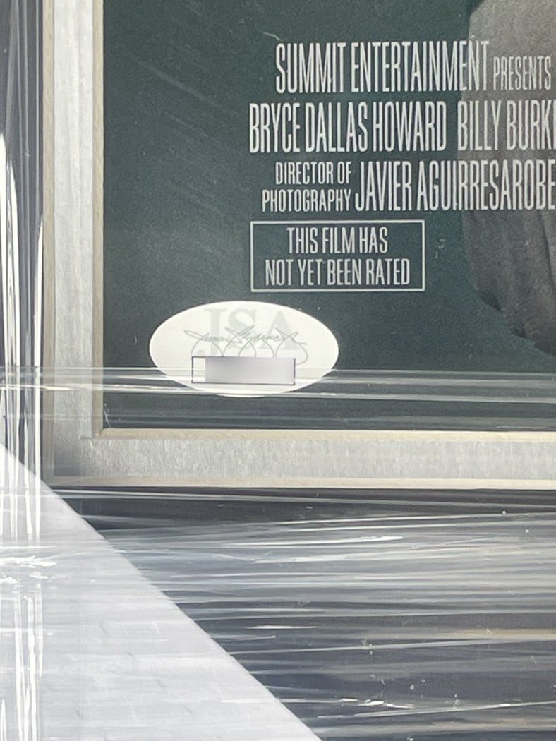 Framed Twilight Eclipse Cast Signed Poster JSA Authenticated Stewart Lautner - 3