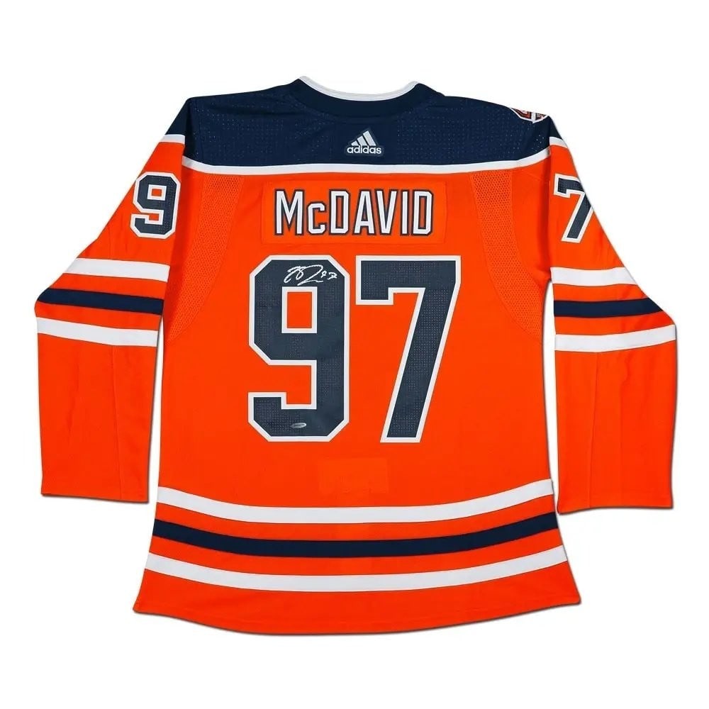 Connor McDavid Autographed Authentic Jersey Edmonton Oilers 40th Anniversary (1 of 5)