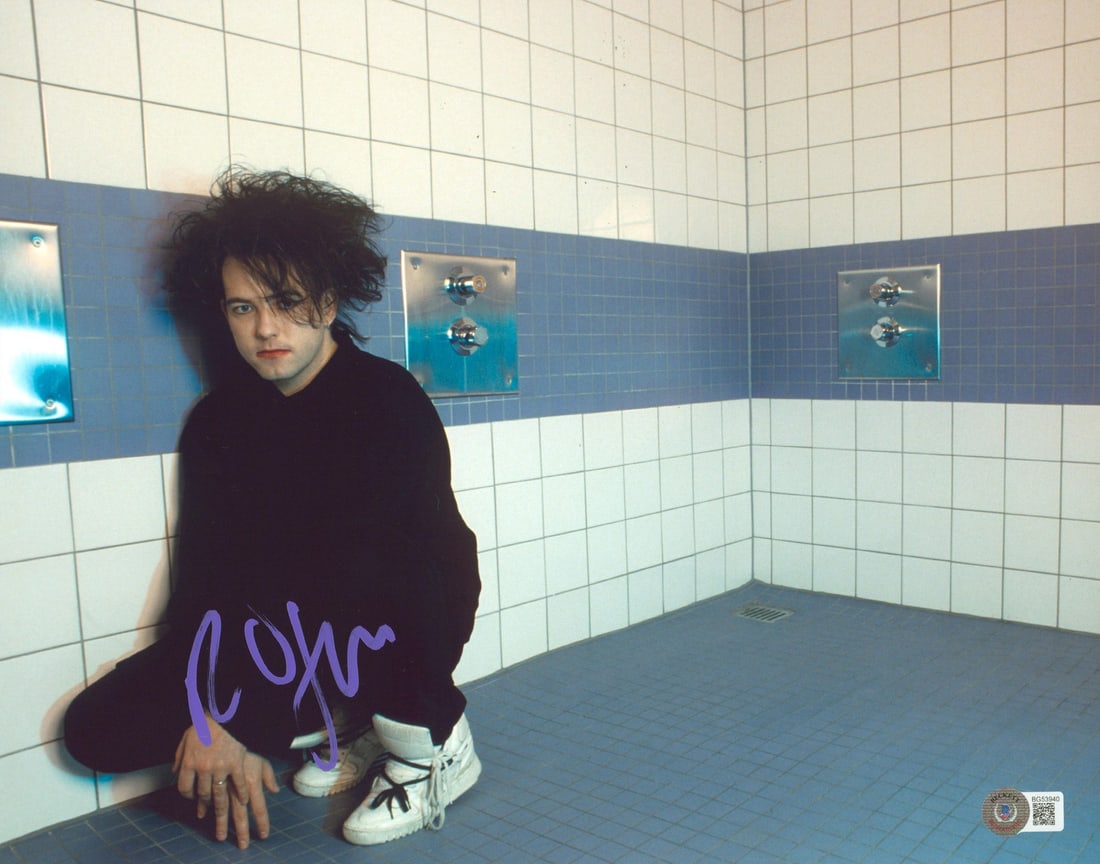 Robert Smith The Cure Signed 11x14 Photo Beckett Authenticated (1 of 1)