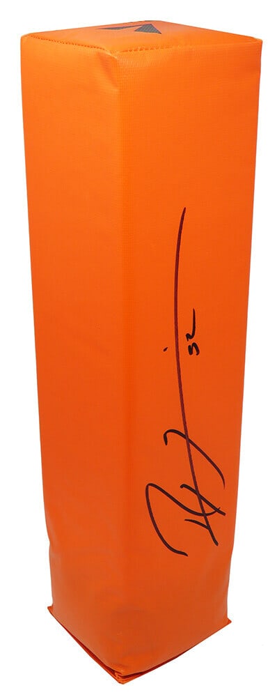 Ray Lewis Signed Ravens Orange Endzone Pylon with COA (1 of 1)