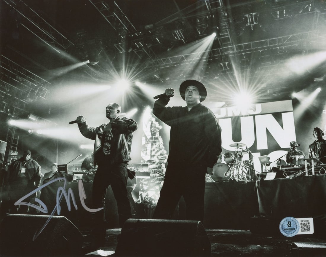 Darryl McDaniels Signed 8x10 Photograph with Beckett Authentication Run DMC (1 of 1)