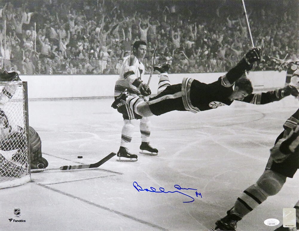 Bobby Orr Signed Boston Bruins 16x20 Action Photo JSA COA (1 of 1)