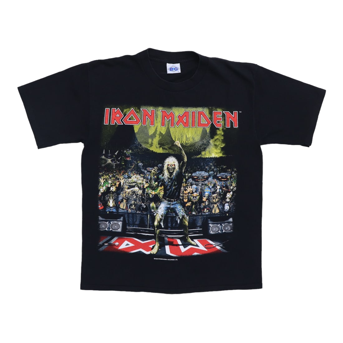 Vintage 2000 Brave New World Tour Iron Maiden Black Cotton Shirt Size Large (1 of 6)