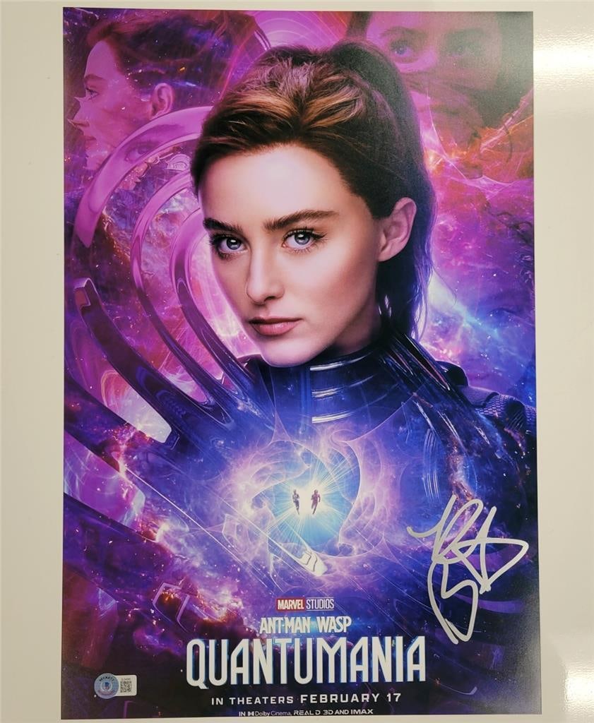 Kathryn Newton Autographed 12x18 Photo Ant-Man and the Wasp Quantumania Beckett Authenticated (1 of 3)