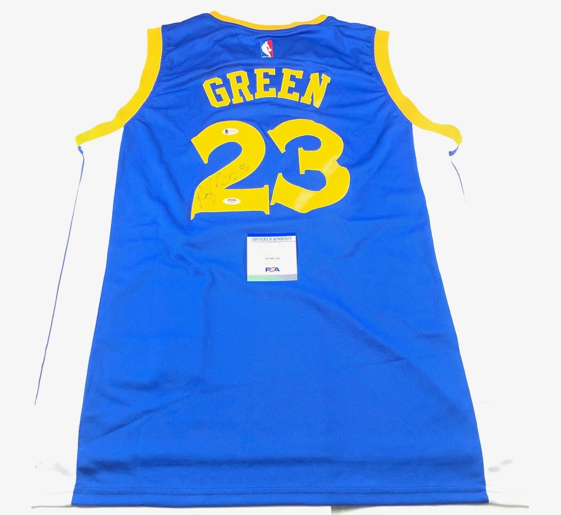Draymond Green Autographed Jersey PSA/DNA Golden State Warriors (1 of 2)