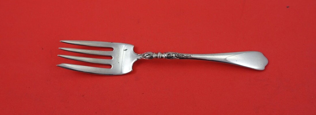 Lunt Sterling Silver Nellie Custis Salad Fork 5 7/8" (1 of 2)