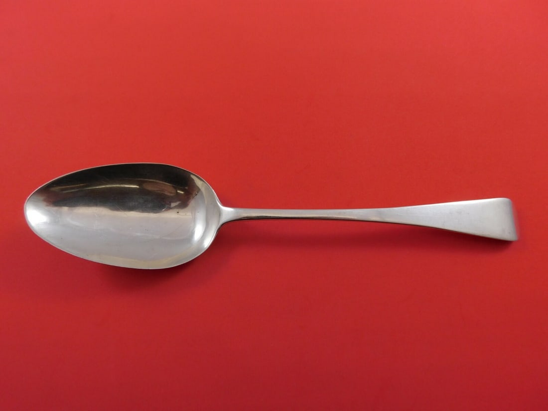 William Traies English Sterling Silver Serving Spoon 8 5/8 London 1830 (1 of 2)