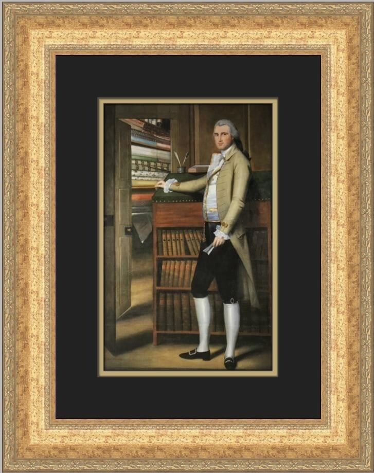 Ralph Earl Portrait of Elijah Borroman Custom Framed Art Print (1 of 2)