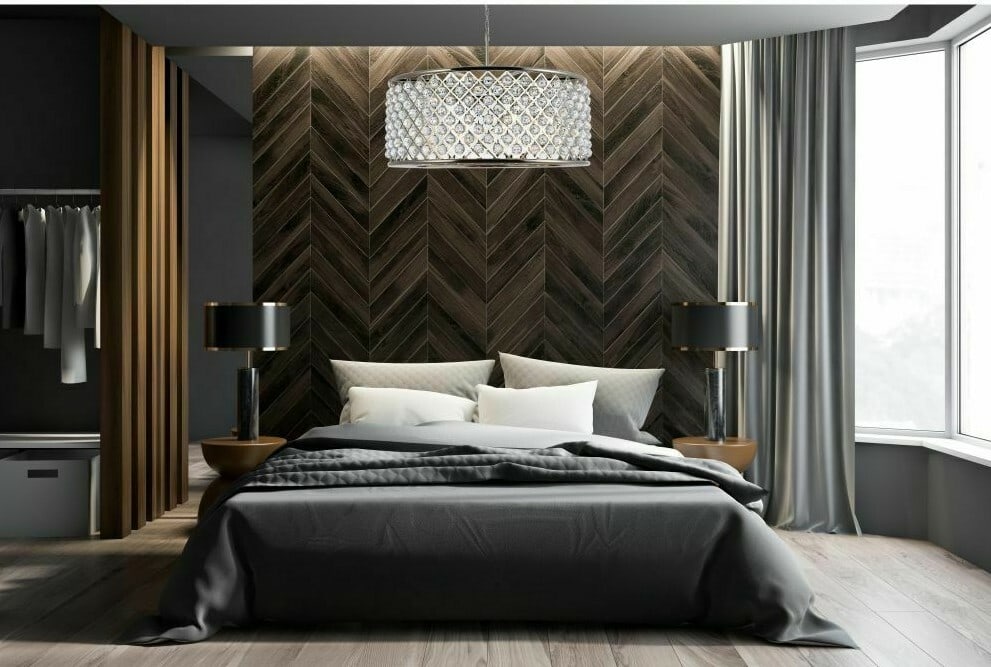 Madison 10-Light Royal Cut Crystal Pendant in Polished Nickel 42.5 Inch (1 of 8)