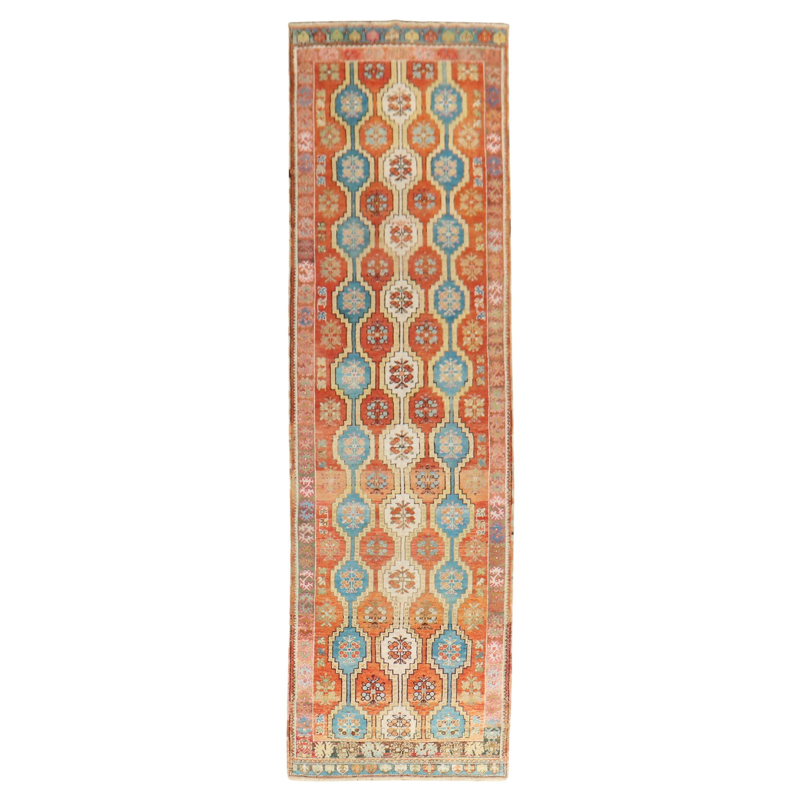 Zabihi Collection Early 20th Century Turkish Melas Hand-Woven Wool Runner (1 of 10)