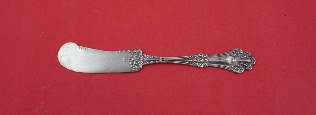 Watson Olympia Sterling Silver Butter Spreader Flat Handle 5 5/8" (1 of 2)