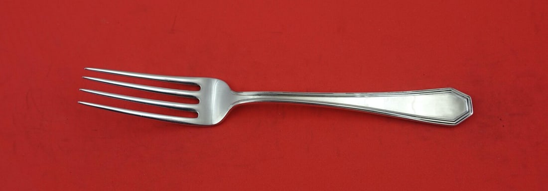 Dominick & Haff Queen Anne Plain Sterling Silver Fork 6.75" (1 of 2)