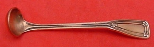 Tiffany Saint Dunstan Rare Copper Mustard Ladle 3 7/8 One of a Kind: Tiffany Saint Dunstan Rare Copper Mustard Ladle 3 7/8 One of a Kind This rare mustard ladle from Tiffany & Co. is a stunning example of the Saint Dunstan pattern, crafted between 1900 and 1940. Measur