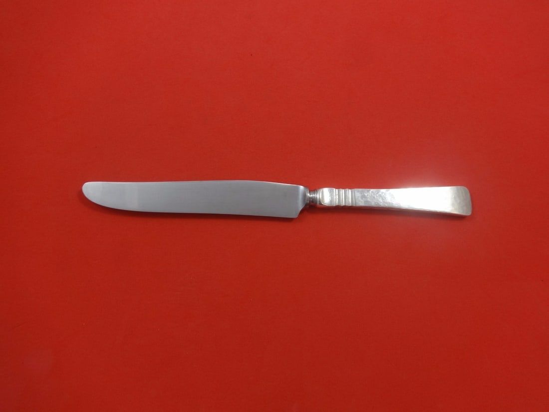 Capri Sterling Silver Dinner Knife by Porter Blanchard Hand-Hammered 9.5" (1 of 1)