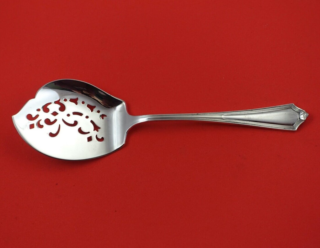 Gorham Plymouth Sterling Silver Pierced Lemon Server 6.5 inches (1 of 2)