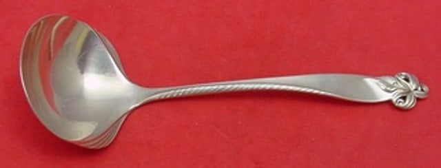 Wallace Orchid Elegance Sterling Silver Sauce Ladle 5.5 inches (1 of 2)