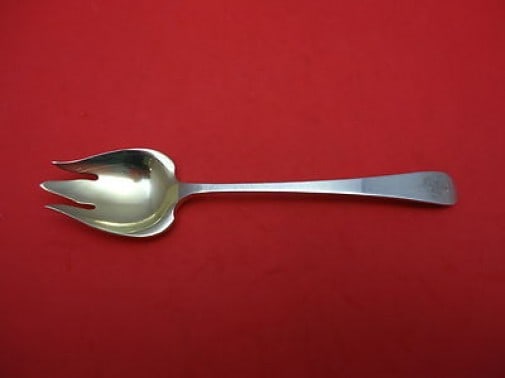 Gorham Covington Sterling Silver Ice Cream Fork Gold Washed 5.5 Inch (1 of 1)