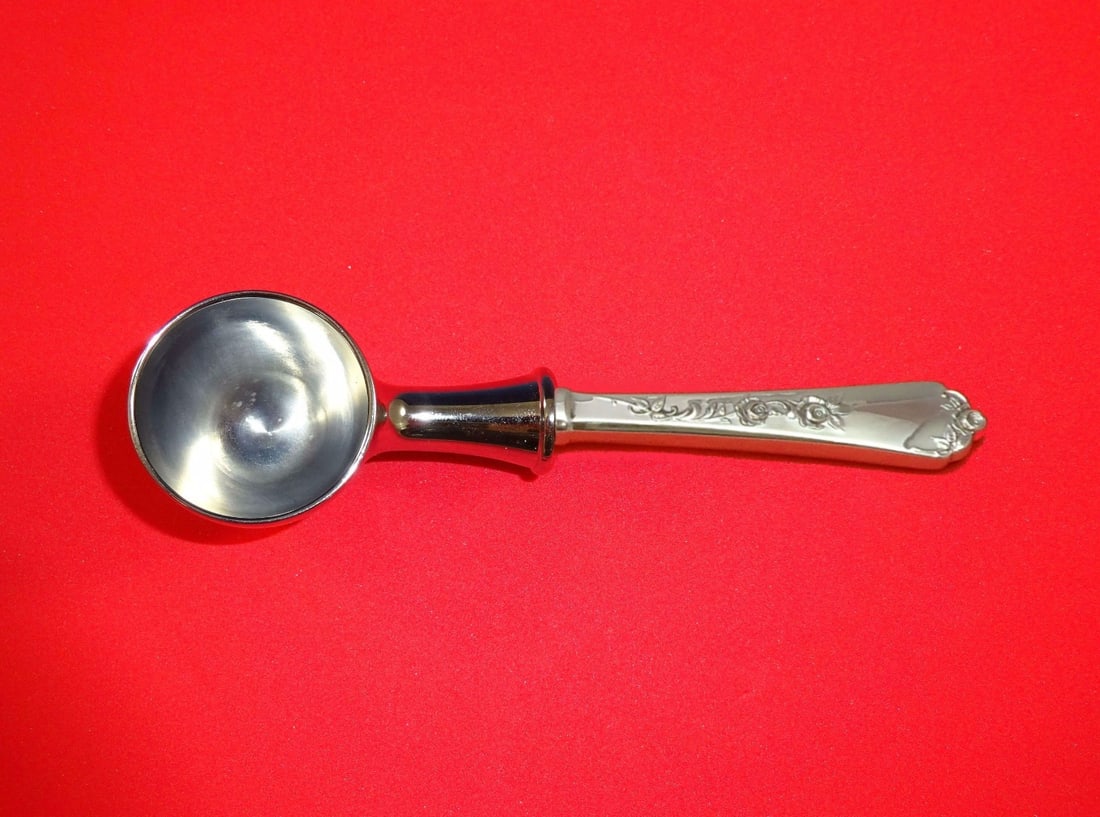 Wallace Sterling Silver Coffee Scoop Sterling Rose Custom Made 6 Inch (1 of 3)