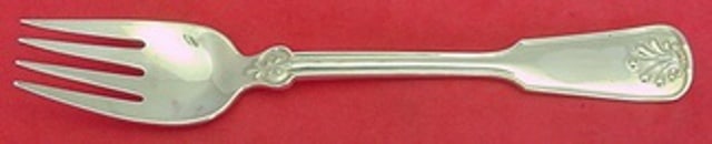 Tiffany & Co Shell and Thread Sterling Silver Fish Fork 6 7/8" (1 of 2)