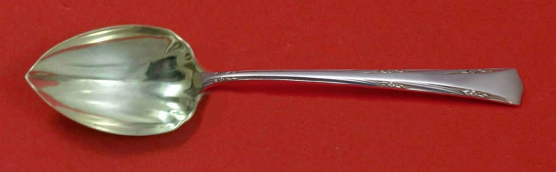 Gorham Greenbrier Sterling Silver Fluted Grapefruit Spoon 5 3/4" (1 of 1)
