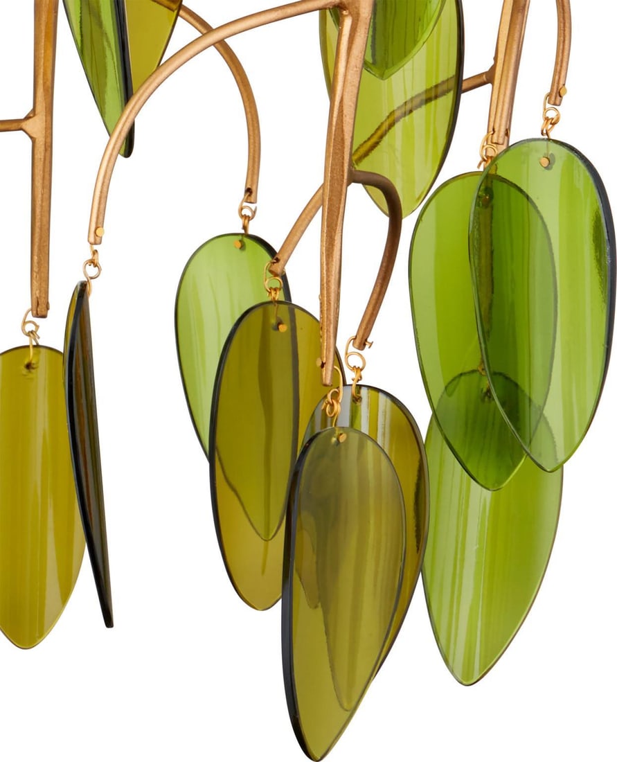 Currey Eco-Friendly Midsummer Pendant Light Brass Gold Finish (1 of 6)