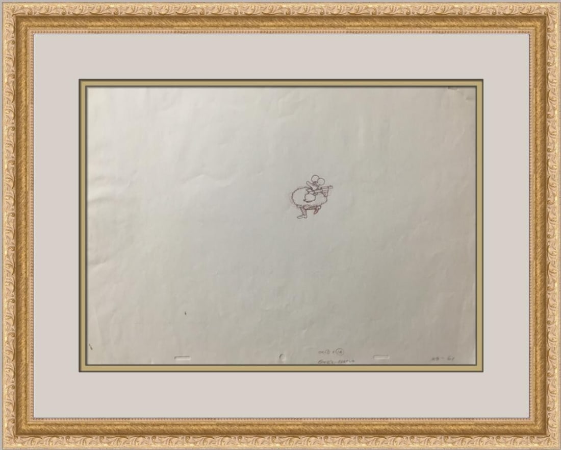 1968 Beatles Yellow Submarine Production Drawing by Ron Campbell (1 of 4)