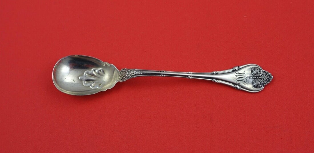 Whiting Sterling Silver Egg Spoon Empire Pattern 5 Inches (1 of 2)