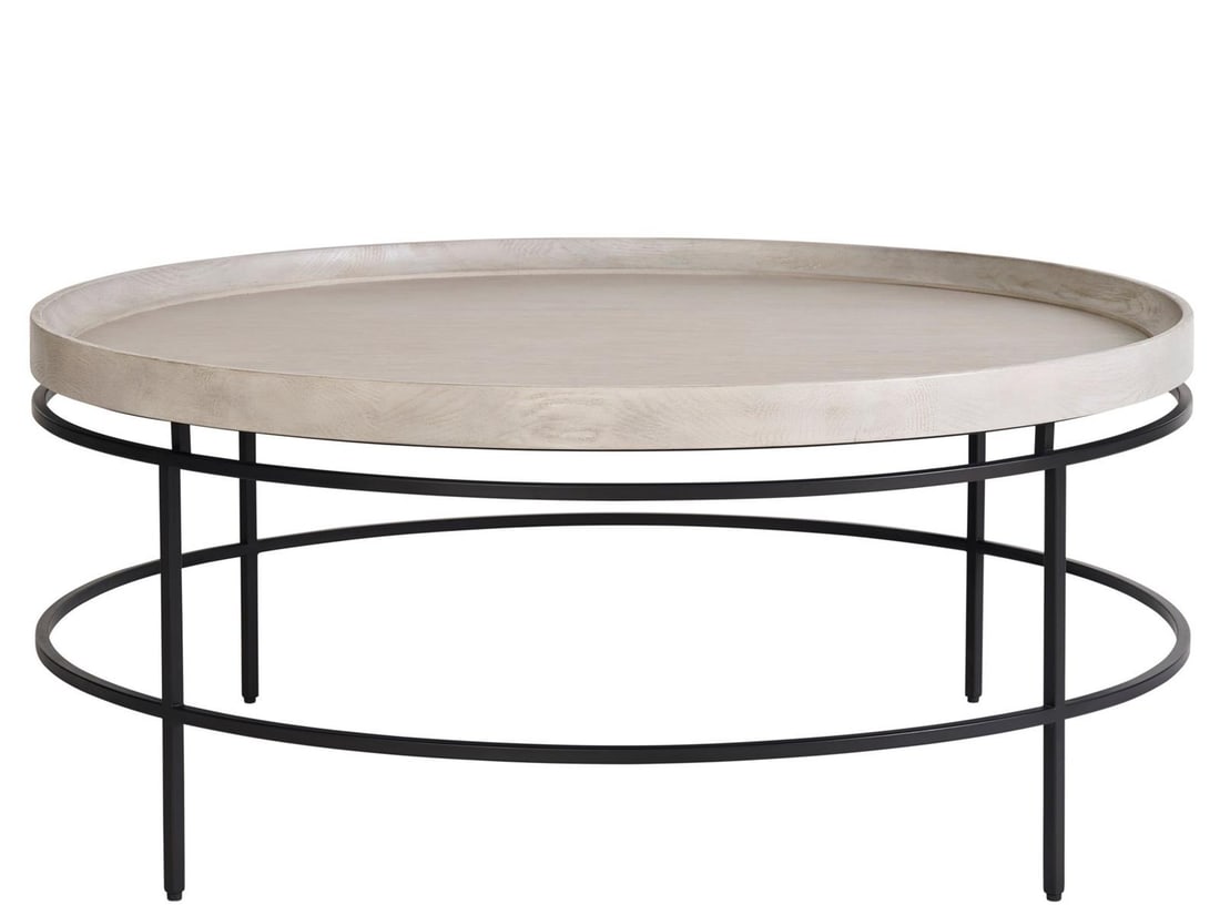 Universal Coalesce 42 Inch Rolling Fog Cocktail Table (1 of 3)