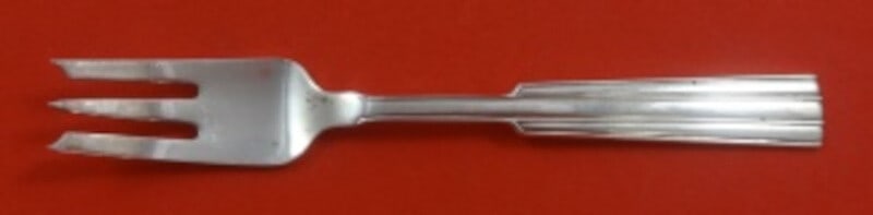 Else Marie Sterling Silver Salad Fork by Orla Vagn Mogensen 3-Tine 5.5" (1 of 2)