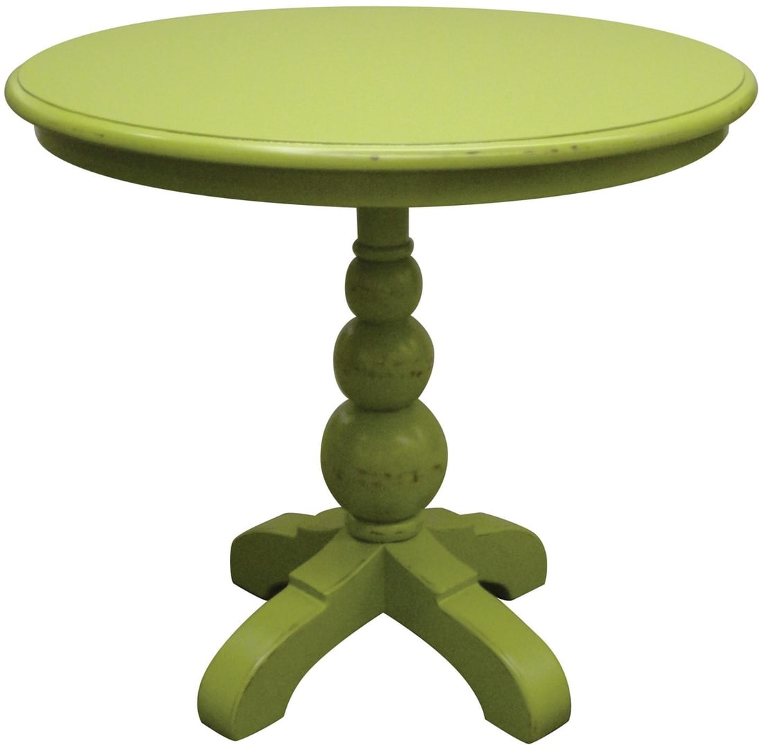 Trade Winds Soho Transitional Apple Green Cafe Table 29H x 32W x 32D (1 of 1)