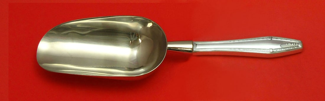 Blackinton Flowered Antique Sterling Silver Ice Scoop 9 3/4" Custom Made (1 of 1)