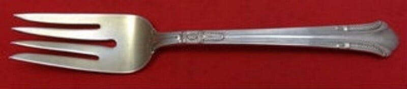 Gorham Shamrock V Sterling Silver Salad Fork Gold Wash 6.5 Inch (1 of 2)