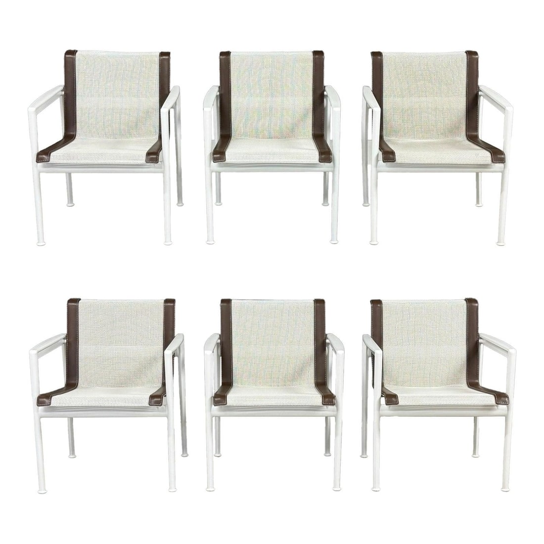 Richard Schultz Knoll 1966 Dining Chairs Set of 6 Mid Century Modern (1 of 9)