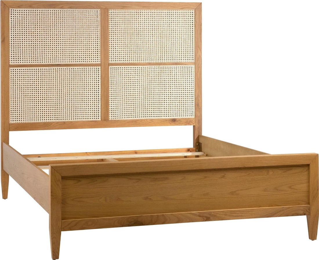 New Elegant Louis XV Queen Bed 59H 63W 86D (1 of 1)